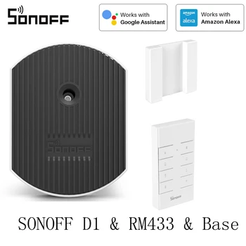 SONOFF D1 Wifi חכם מתג דימר DIY בית חכם EWeLink האפליקציה הקול RM433 RF מרחוק לעבוד עם אלקסה הבית של Google