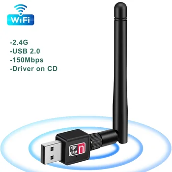 אלחוטי כרטיס רשת USB Wifi מתאם Wi-Fi מקלט 802.11 n 2.4 G Wi-Fi Redeptor