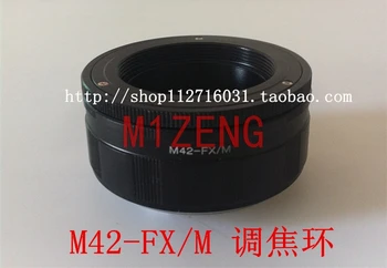 m42-fx מאקרו התמקדות Helicoid מתאם טבעת על M42 42mm העדשה פוג ' י Fujifilm XE3/XH1/XA3/XA5/XT1 xt3 xt20 xt100 xpro2 המצלמה