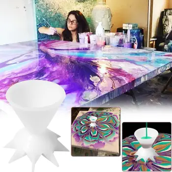 צבע מסננת צבע לשפוך אספקה כוסות Strainers צבע כוסות לשפוך ציור ציוד DIY ציור כלים תבניות ייחודיות