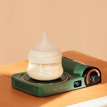 תנור גז חם הרים יצירתי המשרד LED דיגיטלי תצוגת טמפרטורה קבועה חימום מהיר קפה חלב