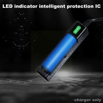 אוניברסלי 1 חריץ הסוללה USB מטען מתאם LED Smart סוללות Li-ion 14500 26650 על נטענת Chargering 18560 סוללה