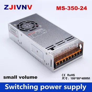 מפעל מחיר 350W 24V 14.6 יחיד פלט גודל Mini LED החלפת ספק כוח 220vac-dc24v שנאי fonte 24v MS-350-24