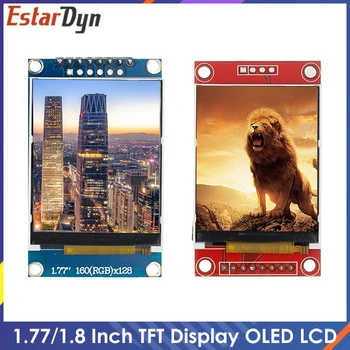 1.77 1.8 אינץ 'TFT LCD מודול מסך LCD SPI סידורי 51 נהגים 4 IO נהג TFT ברזולוציה של 128*160 1.8 אינץ' TFT, ממשק