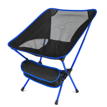 נשלף מתקפל נייד הירח כיסא קמפינג חיצונית, כסאות חוף דיג הכיסא האולטרה גן טיול פיקניק מושב רהיטים