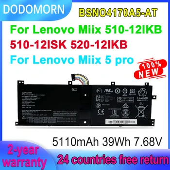 DODOMORN BSNO4170A5-על סוללה של מחשב נייד עבור Lenovo Miix 510-12ISK 12IKB,5 pro Series 2ICP5/70/106 5B10L67278 7.68 V 38Wh 4955mAh