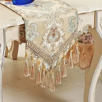 המודרני האמנותי אקארד שולחן רץ כיסוי שולחן חתונה במלון ארוחת ערב יוקרתית יוקרה שניל מפת שולחן הדגל