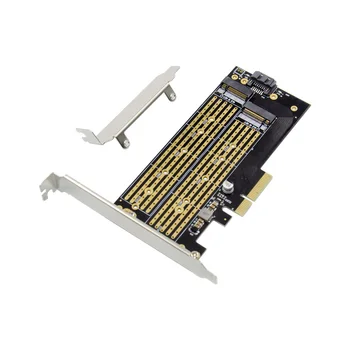 להוסיף על כרטיס PCIe X4 M. 2 B&M מפתח NVMe NGFF SSD מתאם הרחבת מכפיל ממיר Pci-e 4x M2 6Gbps כרטיס Riser