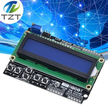 LCD1602 LCD לוח מקשים מגן LCD 1602 מודול תצוגה עבור Arduino ATMEGA328 ATMEGA2560 pi פטל אונו מסך כחול