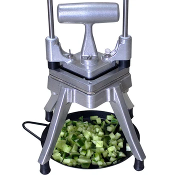 מדריך צ ' יפס מכונת חיתוך ירקות תפוחי אדמה מכונת חיתוך לקצוץ סלט מלפפונים גוזרים מעבד מזון