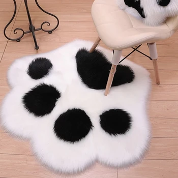 יצירתי דוב חמוד כף צורה קטיפה השטיח הביתה הסלון, חדר השינה השולחן רגל שטיחי שאגי פלאפי דוב כף השטיח ליד המיטה שטיח