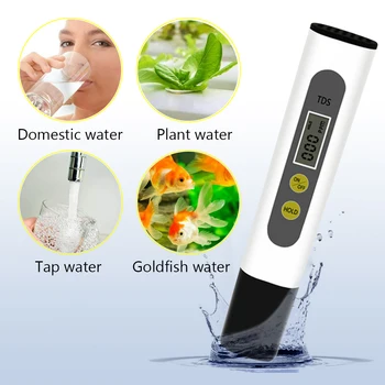 הבוחן עט הבוחן מד TDS מים דיגיטלי באיכות נייד עבור בריכת שחייה מד ניתוח מד מים טוהר כלי מדידה