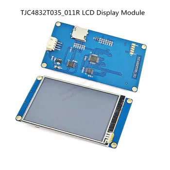 TJC4832T035_011R תצוגת LCD מודול 3.5 אינץ LCD מסך עבור האדם-המכונה ממשק מסך מגע Usart HMI סדרתי מסך