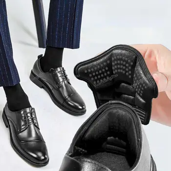 5D גברים מגיני העקב מדבקות לנחם את נעלי עור רפידות נעלי מדרסים כף רגל משכך כאבים להתאים את גודל הכרית אכפת מוסיף