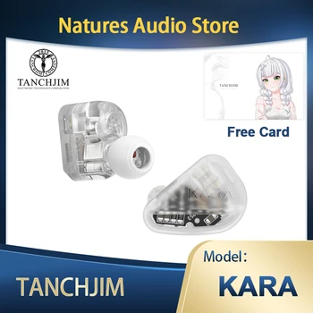 Tanchjim קארה 1DD 4BA היברידית כונני אוזניות מוניטור אוזניות IEM עם תחליף כבלים.