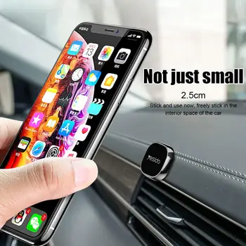 מגנטי הטלפון מחזיק רכב אוניברסלי מגנטי הר סוגר מקל על לוח המחוונים במכונית קיר עבור IPhone סמסונג Huawei O6O6