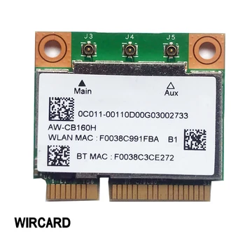 AW-CB160H BCM94360HMB 802.11 AC 1300Mbps WIFI Wireless WIFI BT 4.0 Mini PCI-E כרטיס+3PCS IPEX4 אנטנה
