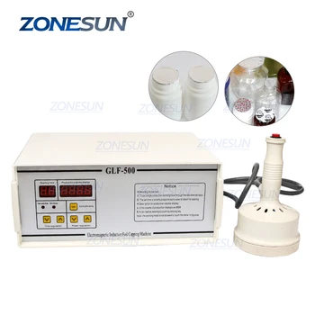 ZONESUN GLF-500 חום רדיד אלומיניום נייד אינדוקציה מגנטי בקבוק אוטם 20mm To100mm