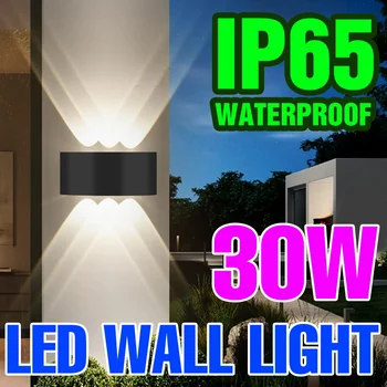 LED חיצוני פמוט קיר מנורת חדר שינה, ארונות לילה מנורת קיר פנימי אור גן דקורטיבי בסלון, מדרגות, מסדרון