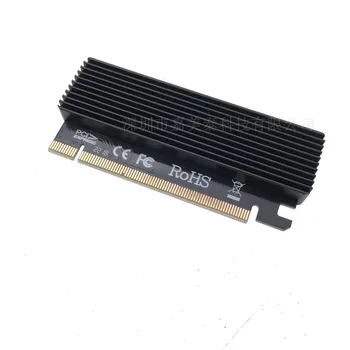 NGFF NVME כרטיס מתאם מ. 2 PCI-E 3.0 16X ממיר כרטיס Riser אלומיניום עם כונן קשיח תיבת