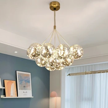 BOSSEN מודרני מינימליסטי האווירה בסלון נברשת יצירתי בועה חדר אוכל חדר השינה הראשי תאורה
