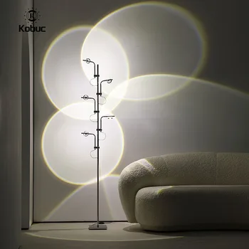 Kobuc איטליה עיצוב קשת מודרני Led 10W קומה אור השקיעות הקרנה בסלון לסבול את האור בחדר השינה אווירה מנורת שולחן