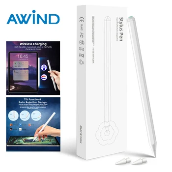 AWIND עבור אפל העיפרון 1 2 1 דור 2 אבזרי iPad Touch מצביע עט לוח קאפה Pro תכלת פארא Pantalla Tactil