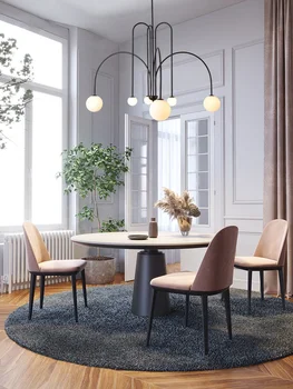 סקנדינבי מינימליסטי הסלון מסעדה המנורה יצירתי אישיות לימוד קפה, חנות בגדים אמנות נברשת