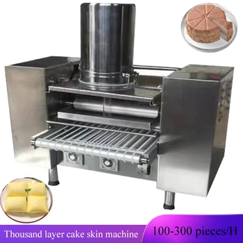 המללוקה עוגה העור תעשיית מכונת שכבה ביצוע בשורה אחת מיל קרפ פנקייק צ ' פאטי יצרנית מכונות