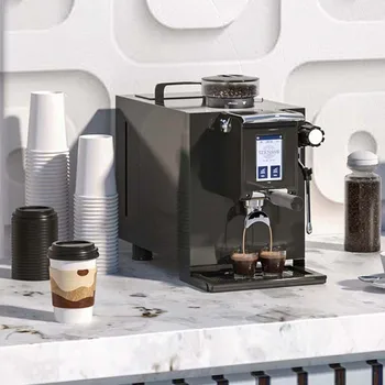 קטנים רב תכליתיים קפה מכונה，למחצה aAutomatic מכונת אספרסו，מגע אינטואיטיבי תצוגה