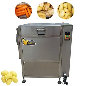 מסחרי קולפן תפוחי אדמה מכונת כביסה צנון שורש לוטוס כביסה מכונת קילוף קולפן ירקות