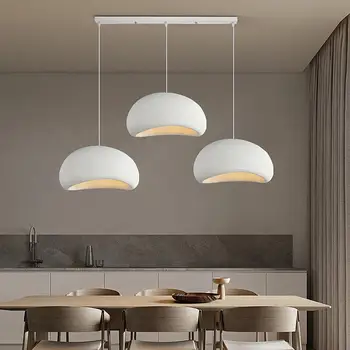 מינימליזם הוואבי סאבי LED אורות תליון חי בחדר האוכל מסעדת לופט עיצוב תלויה נברשת אמנות השעיה Luminaire