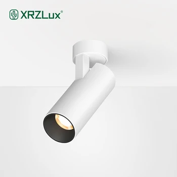 XRZLux צמודי תקרה זרקור Led 10W COB LED Downlight מתקפל 350° Rotatable רקע אורות ספוט מנורות תקרה