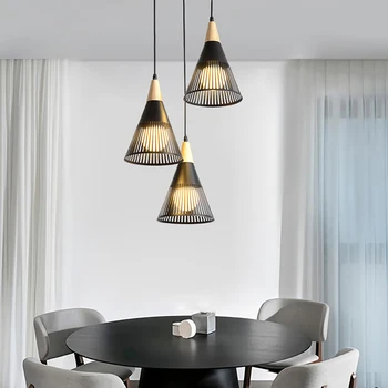 מודרני מתכת LED אורות תליון חדר האוכל המטבח תאורה הברק עיצוב נברשת המנורה מקורה, קפה, בר מסתובב האורות במקום.