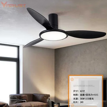 42 אינץ הפיך מאוורר תקרה עם אור LED ערכת יצירתי תליון אוהד מנורה עם שלט רחוק