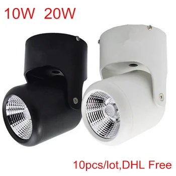 צמודי COB LED Downlight 10W 20W מקום למטה אור LED ספוט אור המנורה AC85-265V חם/טבעי/לבן קר