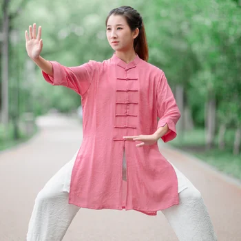 קון מאסטר וו-שו בגדים קונג פו השמלה אומנות לחימה אחידה טאי צ ' י בגדים ססגוניות הקיץ לשני המינים, נשים וגברים 2023 חדש