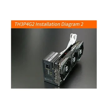 TH3P4G3 מיני GPU הרציף כרטיס גרפי הארכת הרציף חיצוני גרפיקה ברק-תואם משטרת 60W 40Gbps DC / ATX