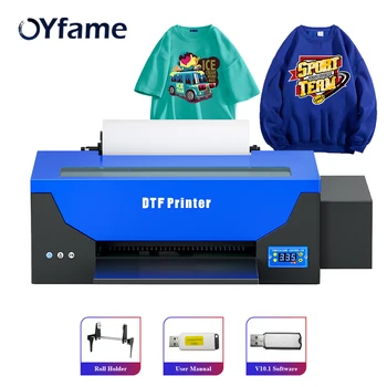 OYfame A3 DTF מדפסת Epson R1390 A3 dtf העברת מכונה מדפסת עבור חולצת ג 'ינס קפוצ' ונים חולצה A3 מכונת הדפסה