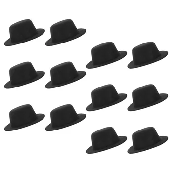 קטן כובע מלאכות קישוטים מלאכת יד מיניאטורי כובעים למסיבות דקורטיביים