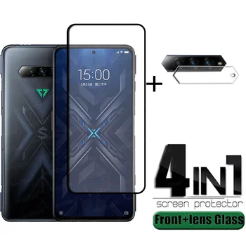 2PCS מלא מכסה זכוכית עבור Xiaomi שחור כריש 4 Pro עבור כריש שחור 4 Pro מזג זכוכית מגן מסך שחור כריש 4 Pro