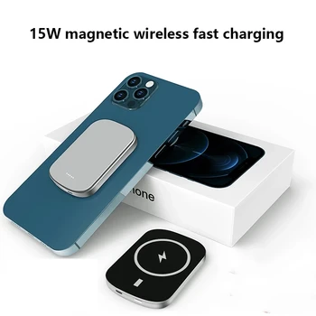 15W מיני הכוח המגנטי בנק אלחוטית טעינה מהירה 10000mAh מטען נייד חיצוני סוללה עבור iPhone14 13 12 Pro מקס