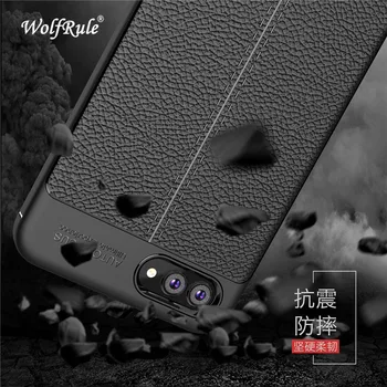 WolfRule Huawei נובה 2 במקרה נובה 2 Funda Shockproof יוקרה עור TPU חזרה מקרה עבור Huawei נובה 2 כיסוי נובה 2 s פגז