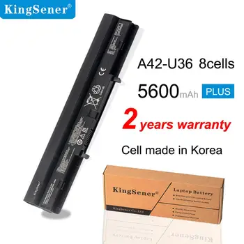KingSener A42-U36 5600mAh סוללה של מחשב נייד עבור ASUS A41-U36 U32 U32U U36 U36J U36JC U36S U36SD U36SG U44 U44S U82 U82E U84 83WH