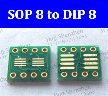 10pcs sop8 כדי dip8 צד כפול מתאם ממיר