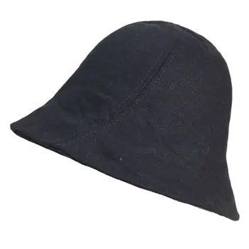 חדש דייג כובע רטרו פשתן דלי כובעים חיצונית גברים, נשים, לשטוף פשתן פנמה כובע השמש אופנה היפ הופ Gorros בוב הכובע