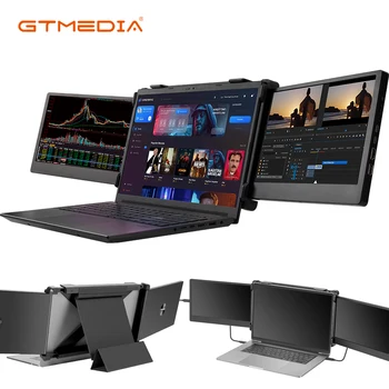 GTMEDIA חבר X 11.6 אינץ ' IPS FHD מסך Full HD נייד מסך כפול צג מובנה כפול רמקול שני סוג-C נמל