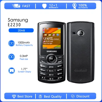 סמסונג E2230 מחודשים-מקורי Samsung E2230 טלפון נייד 1.77