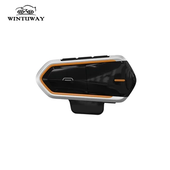WINTUWAY קסדת אופנוע אוזניות אלחוטיות קל דיבורית Bluetooth קסדת אופנוע מבצע חיסכון באנרגיה מוסיקה