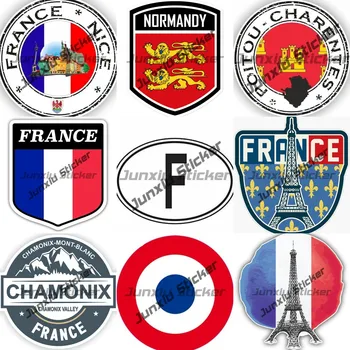 צרפת דגל מגן מדבקה צרפתית מגדל אייפל הרכב מדבקה צבא של L ' הסיכה monarch שלוש בצבע המדבקה נורמנדי נחמד חותם מדבקה